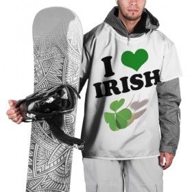 Накидка на куртку 3D с принтом Ireland, I love Irish в Екатеринбурге, 100% полиэстер |  | Тематика изображения на принте: 