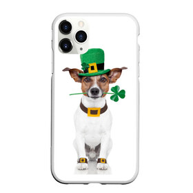 Чехол для iPhone 11 Pro матовый с принтом Ирландия в Екатеринбурге, Силикон |  | animal | breed | clover | dog | folk | fun | funny | hat | hero | ireland | irish | saint patrick | герой | животное | ирландия | ирландский | клевер | народный | порода | прикол | святой патрик | собака | шляпа | шутка