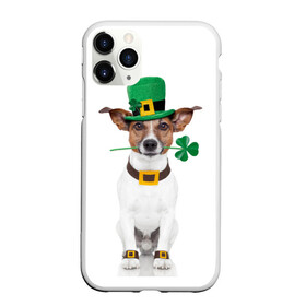 Чехол для iPhone 11 Pro Max матовый с принтом Ирландия в Екатеринбурге, Силикон |  | animal | breed | clover | dog | folk | fun | funny | hat | hero | ireland | irish | saint patrick | герой | животное | ирландия | ирландский | клевер | народный | порода | прикол | святой патрик | собака | шляпа | шутка