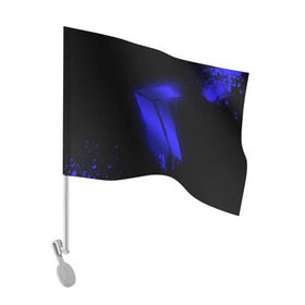 Флаг для автомобиля с принтом cs:go - Titan (Black collection) в Екатеринбурге, 100% полиэстер | Размер: 30*21 см | 0x000000123 | cs | csgo | titan | кс | ксго | титан