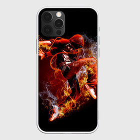 Чехол для iPhone 12 Pro Max с принтом Огненный танец в Екатеринбурге, Силикон |  | background | black | dance | dancer | energy | fire | flame | flying | male | мужчина | огненный | пламя | полет | танец | танцор | фон | черный | энергия