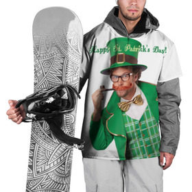 Накидка на куртку 3D с принтом Ирландия в Екатеринбурге, 100% полиэстер |  | Тематика изображения на принте: irish | st. patricks day | зеленый | ирландец | лепрекон