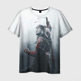 Мужская футболка 3D с принтом Shadow Tactics в Екатеринбурге, 100% полиэфир | прямой крой, круглый вырез горловины, длина до линии бедер | 