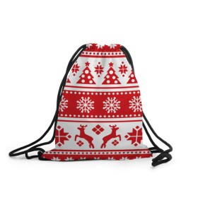Рюкзак-мешок 3D с принтом Праздник к нам приходит в Екатеринбурге, 100% полиэстер | плотность ткани — 200 г/м2, размер — 35 х 45 см; лямки — толстые шнурки, застежка на шнуровке, без карманов и подкладки | 2017 | год | зима | новинки | новый | петух | популярное | праздник | символ | снег