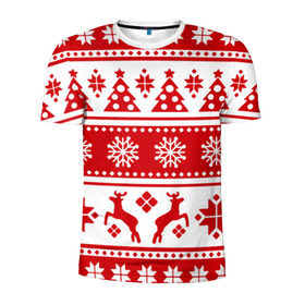 Мужская футболка 3D спортивная с принтом Праздник к нам приходит в Екатеринбурге, 100% полиэстер с улучшенными характеристиками | приталенный силуэт, круглая горловина, широкие плечи, сужается к линии бедра | 2017 | год | зима | новинки | новый | петух | популярное | праздник | символ | снег