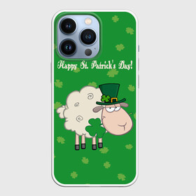 Чехол для iPhone 13 Pro с принтом Ирландия в Екатеринбурге,  |  | irish | sheep | st. patricks day | зеленый | ирландец | лепрекон | оваечка | овца