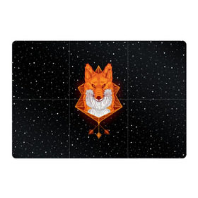 Магнитный плакат 3Х2 с принтом Огненный лис в Екатеринбурге, Полимерный материал с магнитным слоем | 6 деталей размером 9*9 см | animal | beast | fox | heart | love | orange | животное | зверь | лис | лиса | личиска | любовь | огонь | пламя | рыжая | сердце