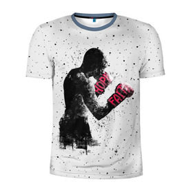 Мужская футболка 3D спортивная с принтом Hope Faith в Екатеринбурге, 100% полиэстер с улучшенными характеристиками | приталенный силуэт, круглая горловина, широкие плечи, сужается к линии бедра | boxing | combat | fight | fighter | kickboxing | muay thai | wrestling | боец | бой | бокс | боксер | драка | кикбоксинг | май тай