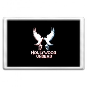 Магнит 45*70 с принтом Hollywood Undead в Екатеринбурге, Пластик | Размер: 78*52 мм; Размер печати: 70*45 | hollywood undead