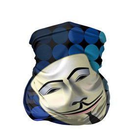 Бандана-труба 3D с принтом Анонимус в Екатеринбурге, 100% полиэстер, ткань с особыми свойствами — Activecool | плотность 150‒180 г/м2; хорошо тянется, но сохраняет форму | anonymous | www | интернет | маска | свобода | хакер