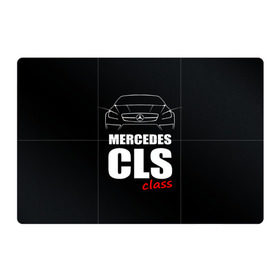 Магнитный плакат 3Х2 с принтом Mercedes CLS Class в Екатеринбурге, Полимерный материал с магнитным слоем | 6 деталей размером 9*9 см | mercedes benz | mercedes cls 63 amg | авто | автомобиль | машина | мерседес | тачка