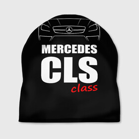 Шапка 3D с принтом Mercedes CLS Class в Екатеринбурге, 100% полиэстер | универсальный размер, печать по всей поверхности изделия | mercedes benz | mercedes cls 63 amg | авто | автомобиль | машина | мерседес | тачка