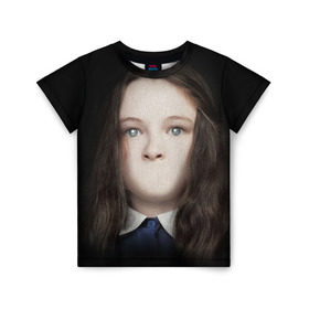 Детская футболка 3D с принтом Silent Hill в Екатеринбурге, 100% гипоаллергенный полиэфир | прямой крой, круглый вырез горловины, длина до линии бедер, чуть спущенное плечо, ткань немного тянется | Тематика изображения на принте: horror | девочка | мистика | сайлент хилл | триллер | ужасы