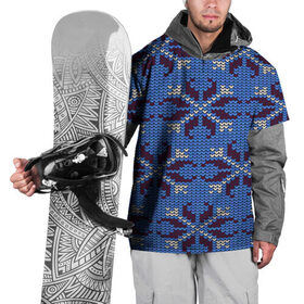 Накидка на куртку 3D с принтом Снежинки вышивка в Екатеринбурге, 100% полиэстер |  | 3d | christmas | вышивка | елка | елочки | красный | новогодние | новый год | перчатки | подарки | праздники | рождество | свитер | снег | снежинки | текстуры