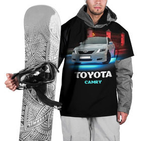 Накидка на куртку 3D с принтом Toyota Camry в Екатеринбурге, 100% полиэстер |  | camry | toyota | авто. автомобиль | камри | машина | тачка | тойота