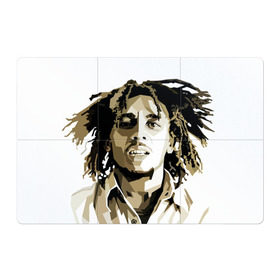 Магнитный плакат 3Х2 с принтом Ямайка, Боб Марли в Екатеринбурге, Полимерный материал с магнитным слоем | 6 деталей размером 9*9 см | Тематика изображения на принте: bob marley | reggae