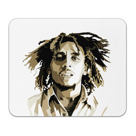 Коврик прямоугольный с принтом Ямайка, Боб Марли в Екатеринбурге, натуральный каучук | размер 230 х 185 мм; запечатка лицевой стороны | bob marley | reggae