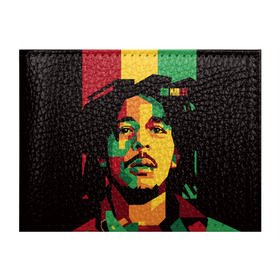 Обложка для студенческого билета с принтом Ямайка, Боб Марли в Екатеринбурге, натуральная кожа | Размер: 11*8 см; Печать на всей внешней стороне | Тематика изображения на принте: bob marley | reggae | регги