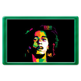 Магнит 45*70 с принтом Ямайка, Боб Марли в Екатеринбурге, Пластик | Размер: 78*52 мм; Размер печати: 70*45 | Тематика изображения на принте: reggae | регги