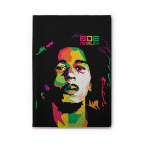 Обложка для автодокументов с принтом Ямайка, Боб Марли в Екатеринбурге, натуральная кожа |  размер 19,9*13 см; внутри 4 больших “конверта” для документов и один маленький отдел — туда идеально встанут права | reggae | регги