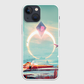 Чехол для iPhone 13 mini с принтом No Mans Sky 2 в Екатеринбурге,  |  | no man sky | no mans sky | безлюдное небо | ноу мэнс скай