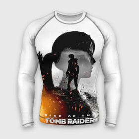 Мужской рашгард 3D с принтом Rise of the Tomb Raider 1 в Екатеринбурге,  |  | rise of the tomb raider | tomb raider | восхождение расхитительницы гробниц | расхитительница гробниц