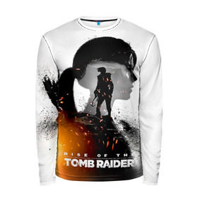 Мужской лонгслив 3D с принтом Rise of the Tomb Raider 1 в Екатеринбурге, 100% полиэстер | длинные рукава, круглый вырез горловины, полуприлегающий силуэт | rise of the tomb raider | tomb raider | восхождение расхитительницы гробниц | расхитительница гробниц