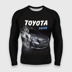 Мужской рашгард 3D с принтом Toyota Drive в Екатеринбурге,  |  | crown | toyota | авто | автомобиль | краун | машина | тачка | тойота
