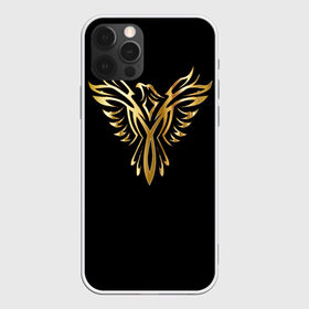 Чехол для iPhone 12 Pro Max с принтом Gold Phoenix в Екатеринбурге, Силикон |  | Тематика изображения на принте: злато | золото | клюв | крылья | металл | орёл | птица | феникс