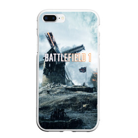 Чехол для iPhone 7Plus/8 Plus матовый с принтом Battlefield 1 в Екатеринбурге, Силикон | Область печати: задняя сторона чехла, без боковых панелей | батла | батлфилд