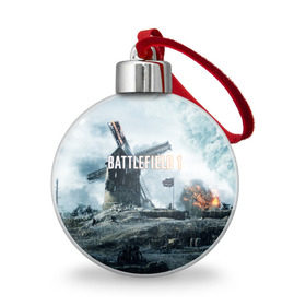 Ёлочный шар с принтом Battlefield 1 в Екатеринбурге, Пластик | Диаметр: 77 мм | батла | батлфилд