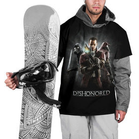 Накидка на куртку 3D с принтом Dishonored в Екатеринбурге, 100% полиэстер |  | Тематика изображения на принте: dishonored
