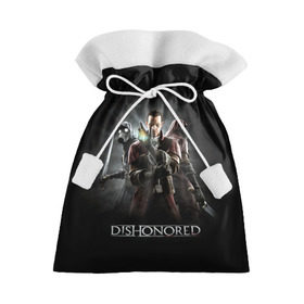 Подарочный 3D мешок с принтом Dishonored в Екатеринбурге, 100% полиэстер | Размер: 29*39 см | dishonored
