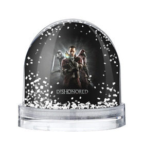 Снежный шар с принтом Dishonored в Екатеринбурге, Пластик | Изображение внутри шара печатается на глянцевой фотобумаге с двух сторон | dishonored