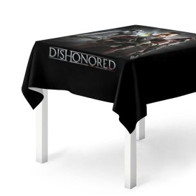 Скатерть 3D с принтом Dishonored в Екатеринбурге, 100% полиэстер (ткань не мнется и не растягивается) | Размер: 150*150 см | dishonored