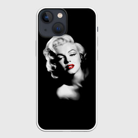 Чехол для iPhone 13 mini с принтом Мэрилин Монро в Екатеринбурге,  |  | marilyn monroe | актриса | блондинка | губы | звезда | кино | певица