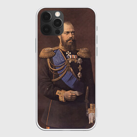 Чехол для iPhone 12 Pro Max с принтом Александр III Миротворец в Екатеринбурге, Силикон |  | Тематика изображения на принте: имерский царь