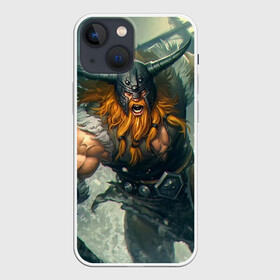 Чехол для iPhone 13 mini с принтом Olaf в Екатеринбурге,  |  | league of legends | lol | olaf | viking | викинг | лига легенд | лол | олаф