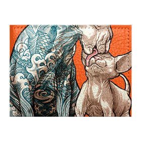 Обложка для студенческого билета с принтом Кошки в Екатеринбурге, натуральная кожа | Размер: 11*8 см; Печать на всей внешней стороне | дети | кисы | кот | котики | кошки | ласка | любовь | мама | мама и ребенок | мило | милота | сфинкс | татуировки | якудза.