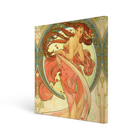 Холст квадратный с принтом Alphonse Maria Mucha в Екатеринбурге, 100% ПВХ |  | alphonse maria mucha | artist | drawing | girl | painting | pattern | patterns | альфонс | графика | девушка | живопись | картина | мария | муха | орнамент | узоры | художник