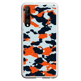 Чехол для Honor P30 с принтом Asiimov camouflage в Екатеринбурге, Силикон | Область печати: задняя сторона чехла, без боковых панелей | Тематика изображения на принте: камуфляж | контр страйк | контра