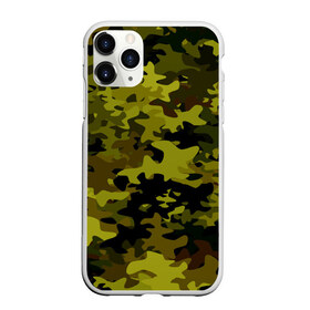 Чехол для iPhone 11 Pro матовый с принтом Camouflage в Екатеринбурге, Силикон |  | камуфляж | хаки