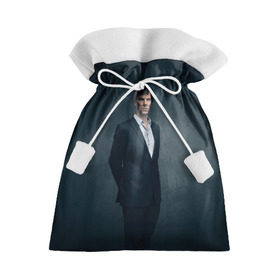 Подарочный 3D мешок с принтом Шерлок в Екатеринбурге, 100% полиэстер | Размер: 29*39 см | benedict | cumberbatch | doctor watson | freeman | holmes | sherlock | бенедикт | доктор ватсон | камбербатч | мартин | фриман | холмс | шерлок