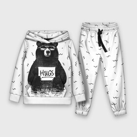 Детский костюм 3D (с толстовкой) с принтом Bear Hugs в Екатеринбурге,  |  | animal | bear | beast | fashion | funny | hipster | hugs | nature | style | животное | зверь | медведь | мода | объятья | прикол | природа | стиль | хипстер