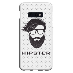 Чехол для Samsung S10E с принтом Hipster в Екатеринбурге, Силикон | Область печати: задняя сторона чехла, без боковых панелей | hair | hipster | man | волосы | мужчина | парень | прическа | хипстер