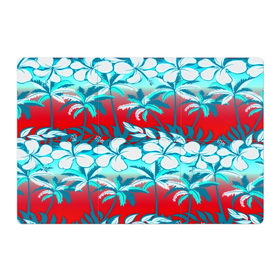 Магнитный плакат 3Х2 с принтом Tropical Fashion в Екатеринбурге, Полимерный материал с магнитным слоем | 6 деталей размером 9*9 см | Тематика изображения на принте: flower | пальмы | паттерн | цветы