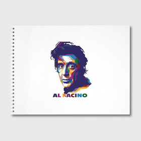 Альбом для рисования с принтом Al Pacino в Екатеринбурге, 100% бумага
 | матовая бумага, плотность 200 мг. | актёр | аль пачино | артист | звезда | кино | киноактёр | кинозвезда | кинофильм | роль
