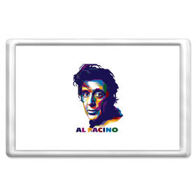 Магнит 45*70 с принтом Al Pacino в Екатеринбурге, Пластик | Размер: 78*52 мм; Размер печати: 70*45 | актёр | аль пачино | артист | звезда | кино | киноактёр | кинозвезда | кинофильм | роль