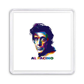 Магнит 55*55 с принтом Al Pacino в Екатеринбурге, Пластик | Размер: 65*65 мм; Размер печати: 55*55 мм | актёр | аль пачино | артист | звезда | кино | киноактёр | кинозвезда | кинофильм | роль