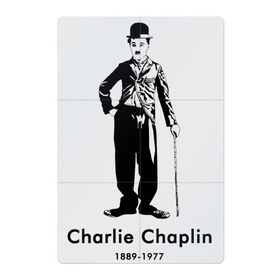 Магнитный плакат 2Х3 с принтом Чарли Чаплин в Екатеринбурге, Полимерный материал с магнитным слоем | 6 деталей размером 9*9 см | 
